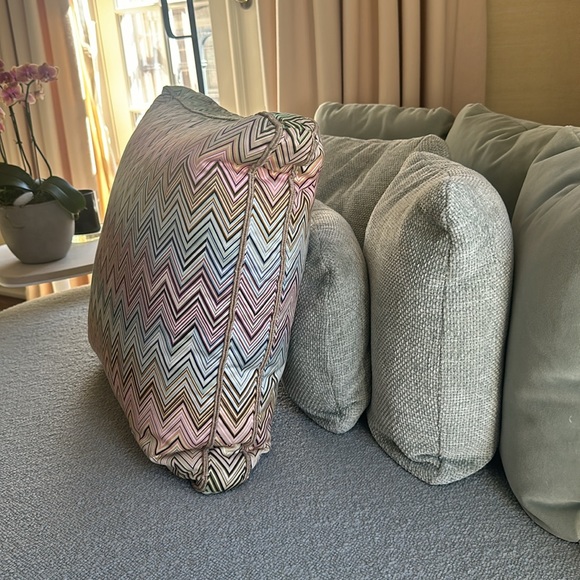 MISSONI pillow. Excellent condition. Two for sale but listed them at $175 each - Picture 5 of 6